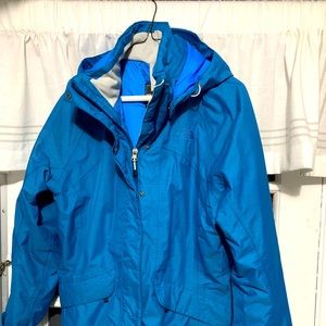 North face ski system, zip in / out sweater fleece